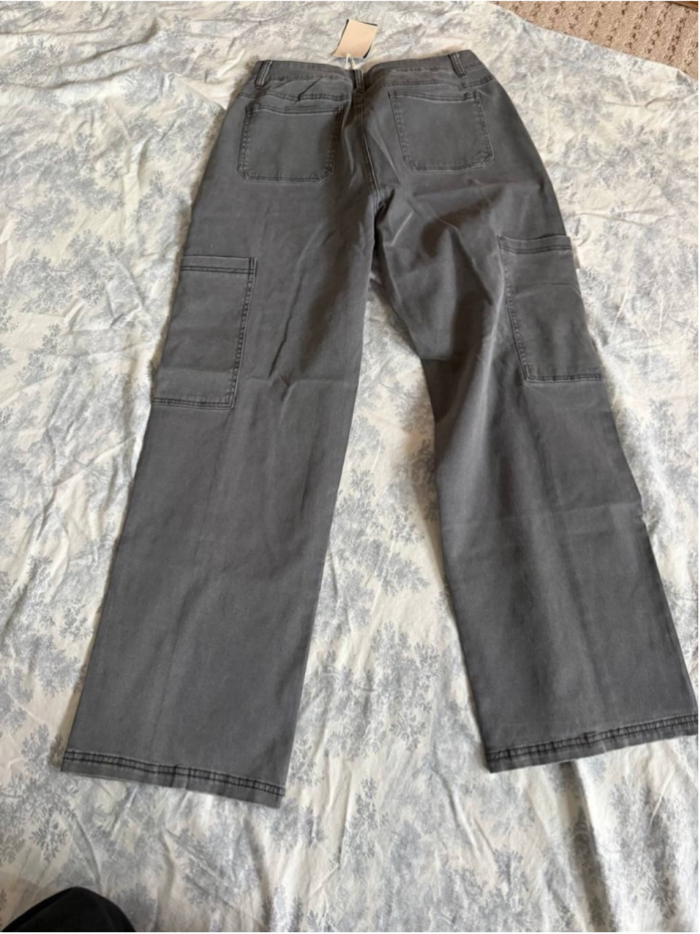 Flamingals High Rise Straight Leg Utility Pants L - Picture 4 of 4